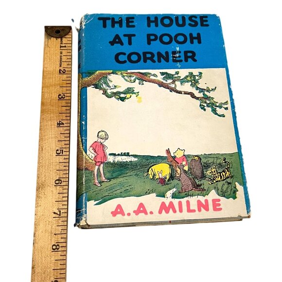 Milne The House At Pooh Corner Book Dutton Winnie-the-Pooh HC DJ 1945 Vintage - Picture 11 of 11
